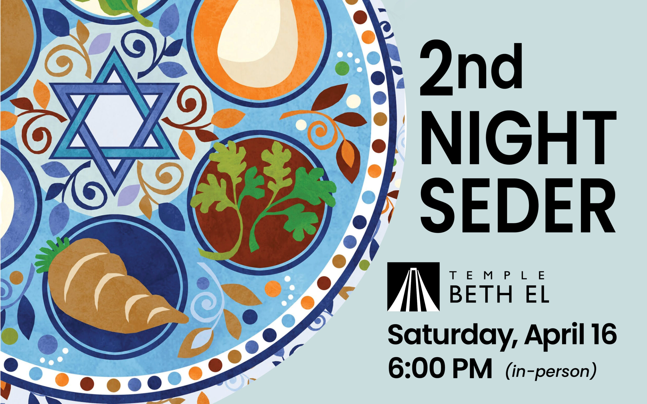 TBE's 2nd Night Seder