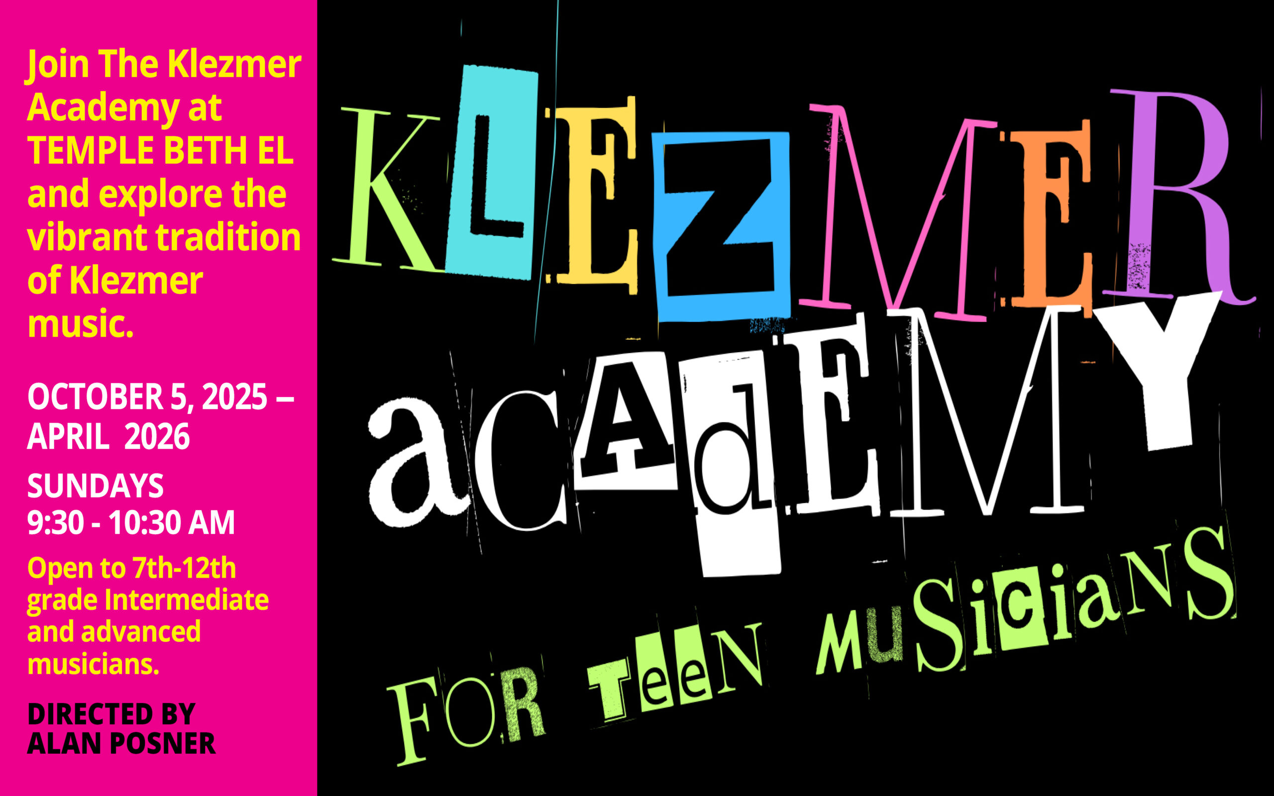 Klezmer Academy For Teen Musicians
