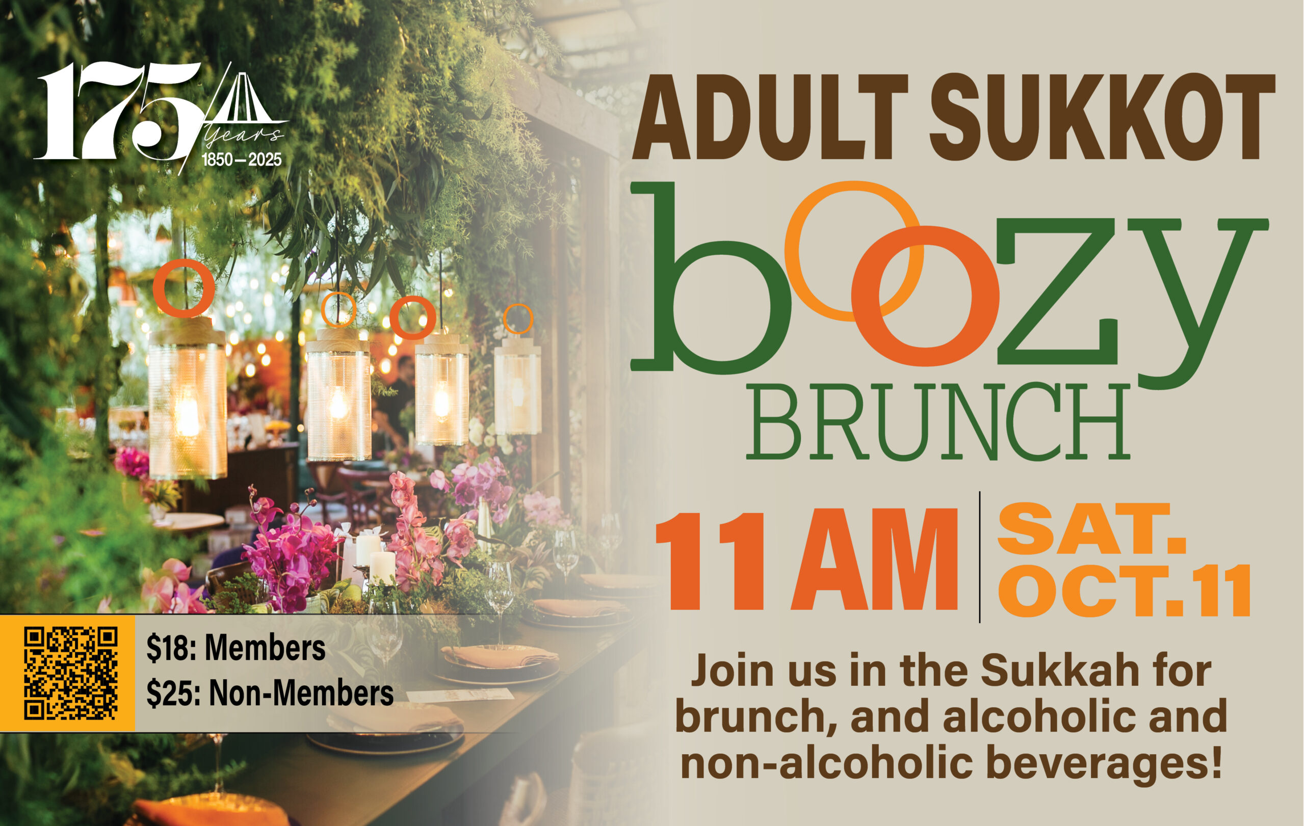 Adult Sukkot Boozy Brunch