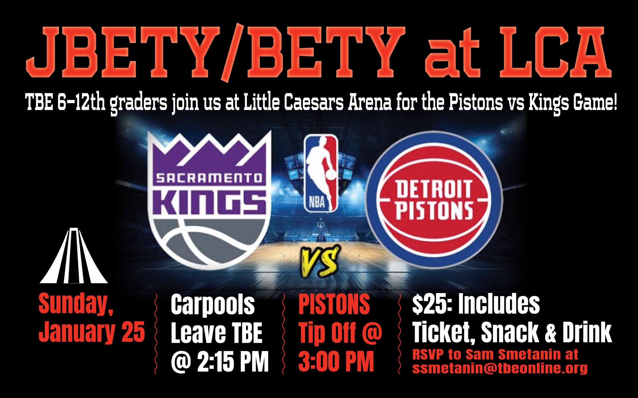 JBETY/BETY Pistons Game