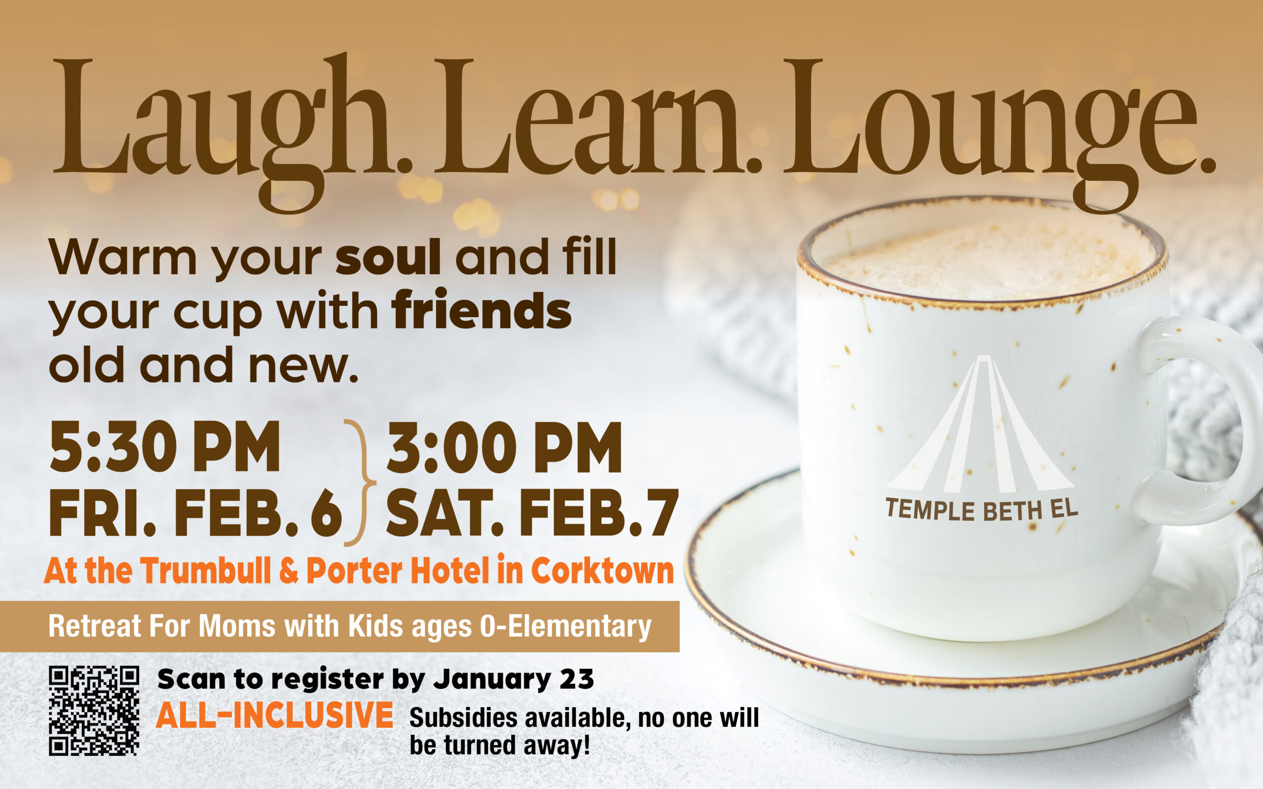 Laugh, Learn, Lounge